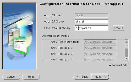 Configuration Information For Node