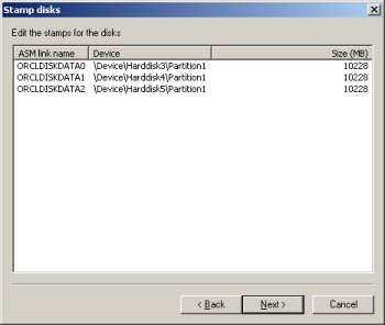 Database ASM Tool Confirm