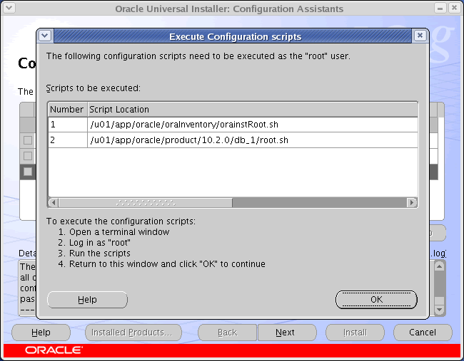 Configuration script. Oracle Universal installer. Сессии Oracle 10g. Oracle 10g client. Домашняя страница Oracle 10g.
