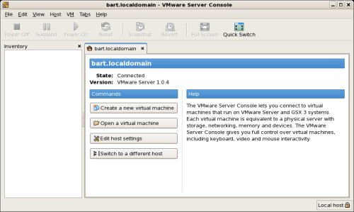 VMware Server Console