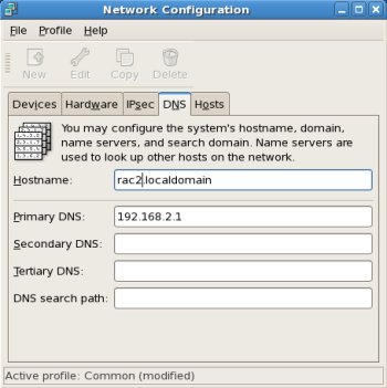 Network Configuration DNS