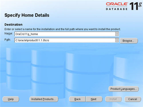 Clusterware Oracle Home