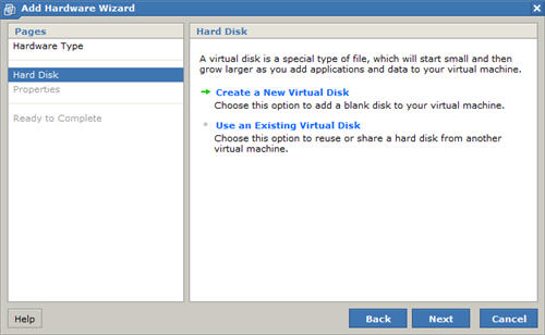 Create Virtual Disk