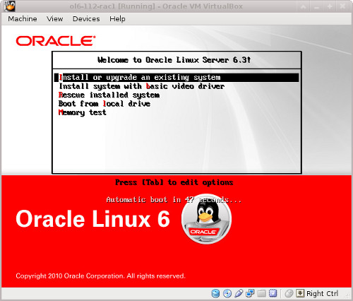 Oracle Linux Boot