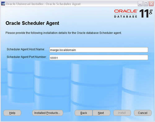 Oracle Scheduler Agent