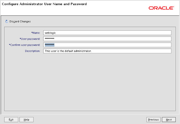 Configure Administrator User Name and Password