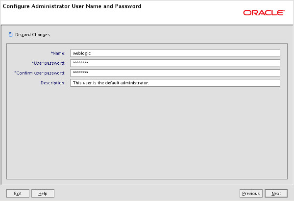 Configure Administrator User Name And Password
