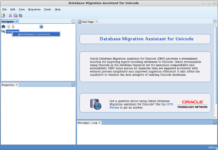 Database Migration Assistant for Unicode (DMU)