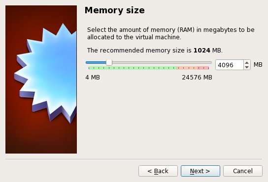 New VM Wizard - Memory Size