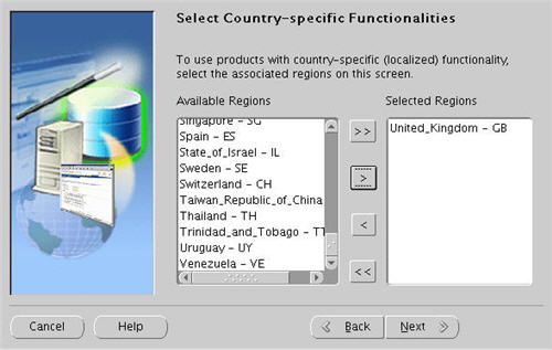 Select Country Specific Functionalities
