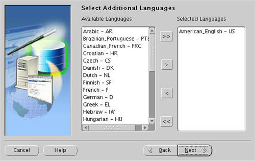 Select Additional Languages