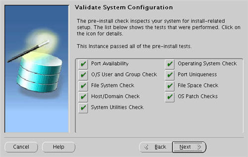 Validate System Configuration