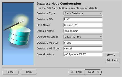 Database Node Configuration