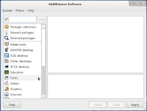 Add/Remove Software
