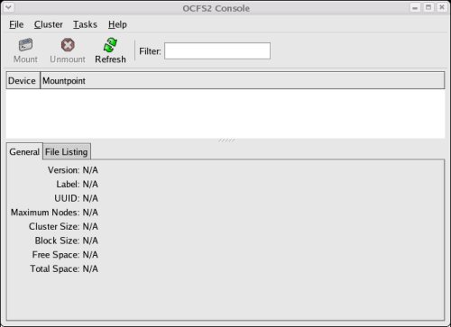 OCFS2 Console