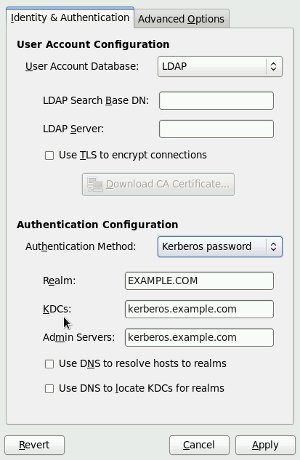 Authentication Configuration - LDAP