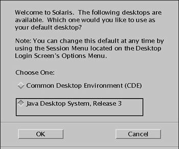 Desktop Selection