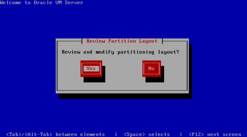 OVM Server: Partitioning Review