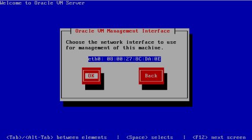 OVM Server: Management Interface